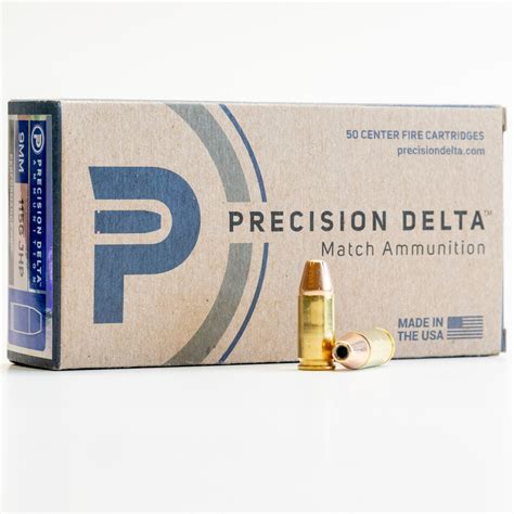 Precision Delta 124 JHP Test 